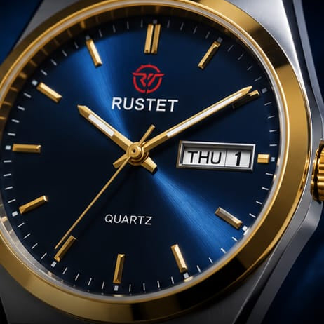 Rustet Premium Quartz Watch – Blue Dial
