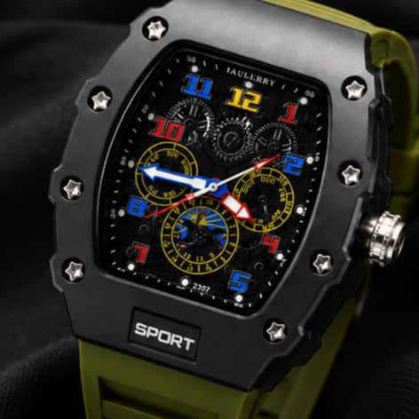 Paul Rry Sport Multi-Color Luxury Watch