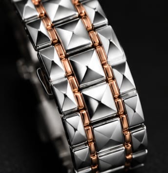 Moonston Men's Luxury Two-Tone Quartz Watch with Day & Date Display